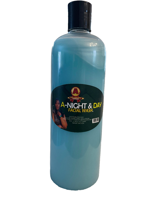 A-night and day facial wash