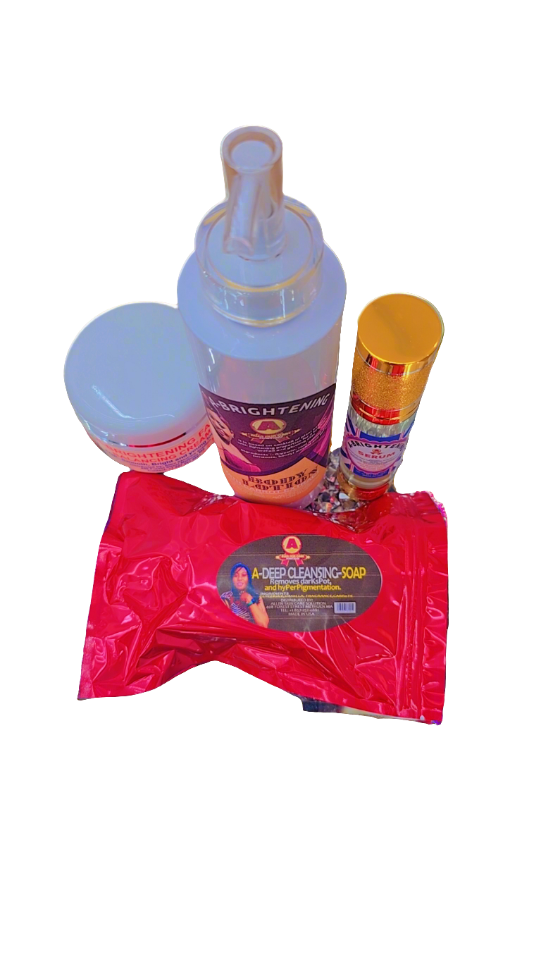 A-Brightening body brightening combo