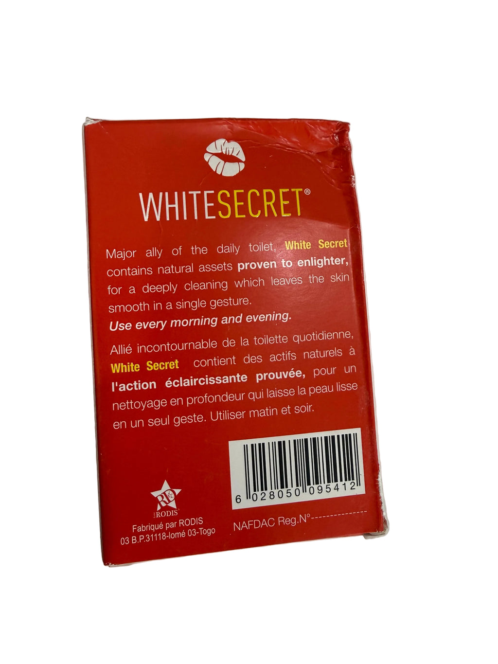 White Secret Bar Soap