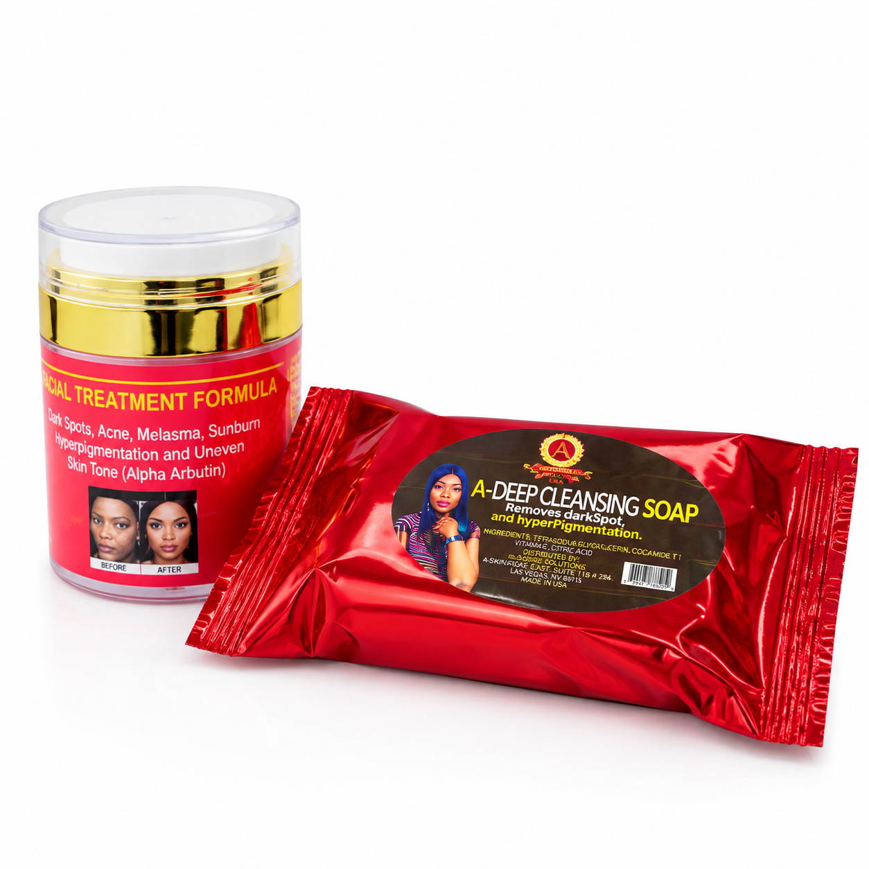 Facial treatment formula set