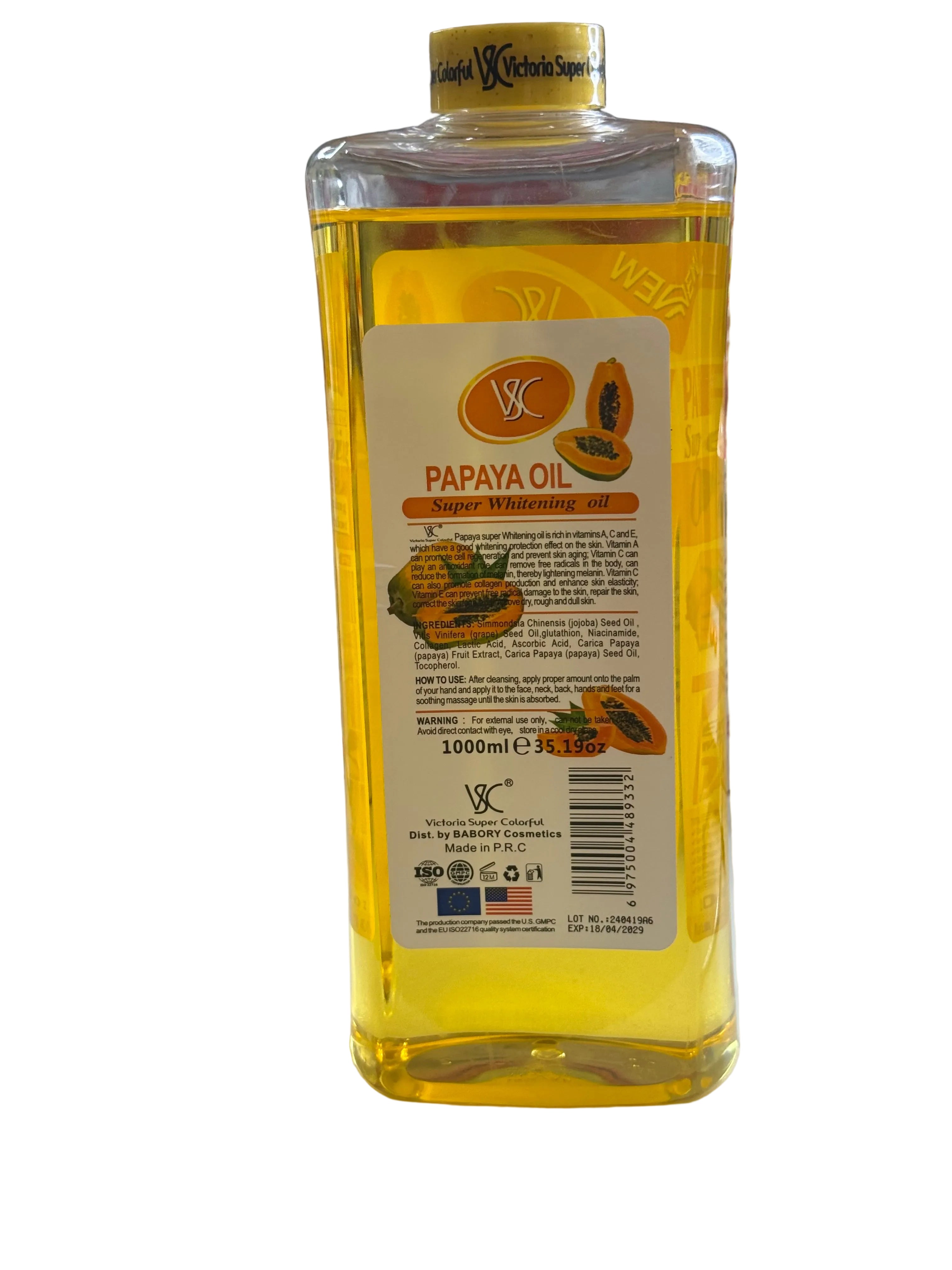 Papaya Super Whitening Oil