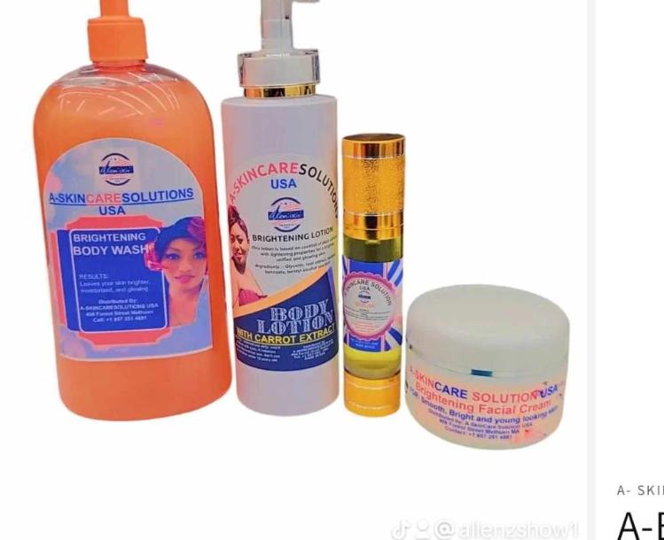A- Brightening Combo With Shower Gel