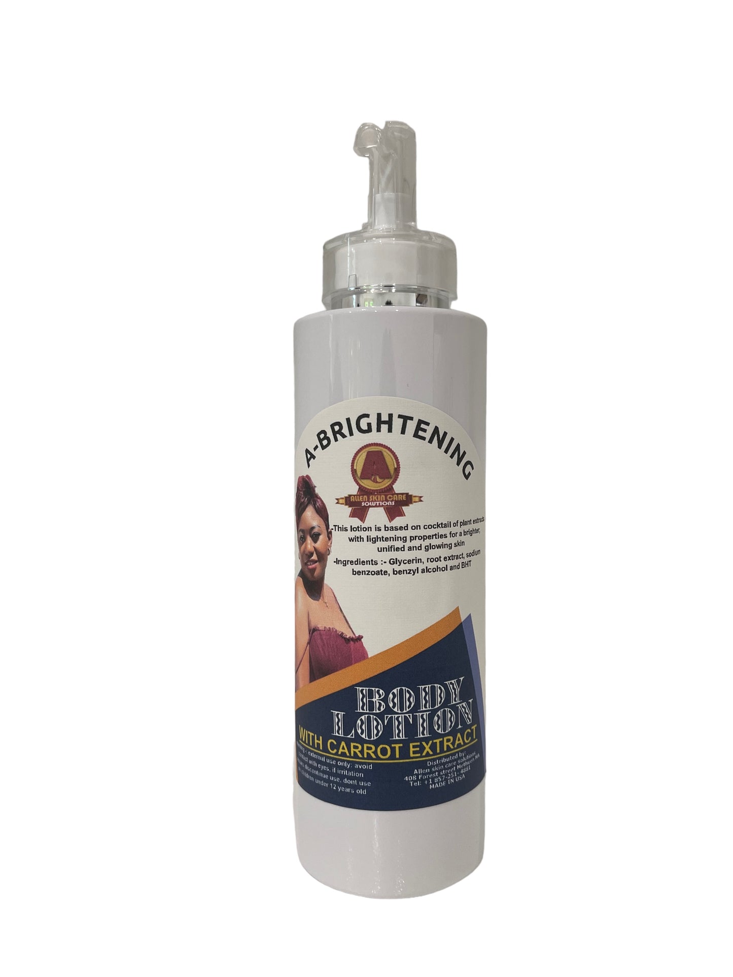 A-Brightening body lotion