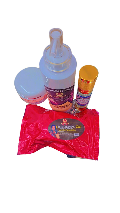 A-Brightening body brightening combo
