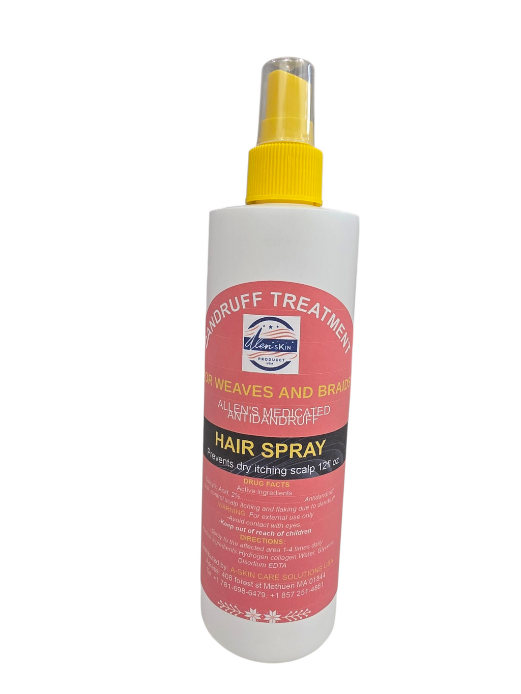 DANDRUFF TREATMENT FOR WEAVES AND BRAIDS